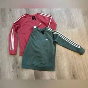 2 Medium Adidas Sweatshirts Like New